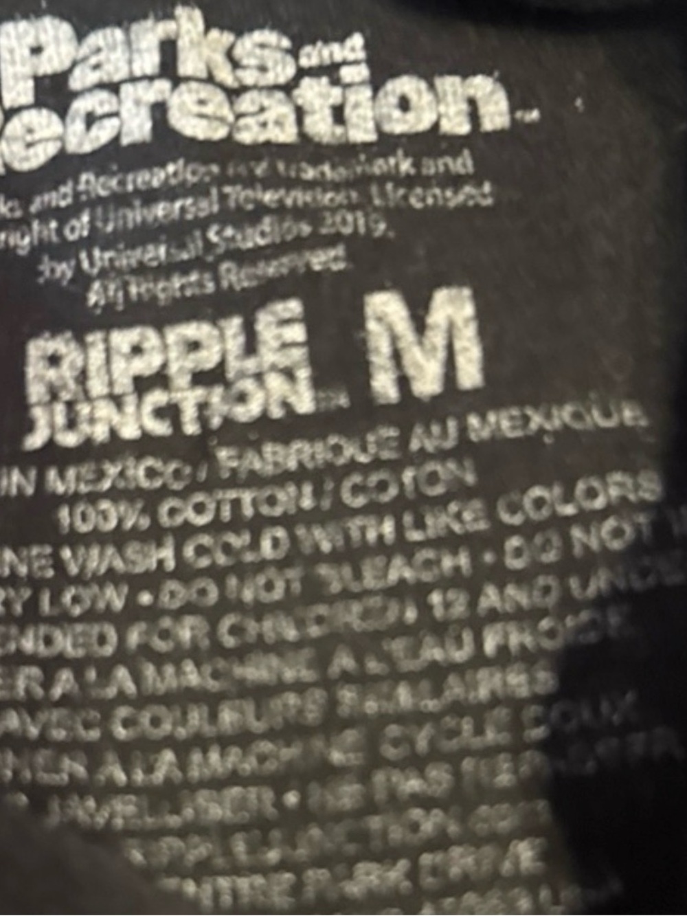 Black "Mouse Rat" Graphic universal T-Shirt - Picture 2 of 3